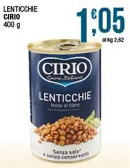 Sidis Lenticchie Cirio offerta