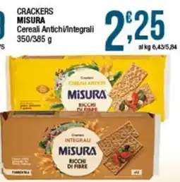 Sidis Crackers Misura Cereali Antichi/Integrali offerta