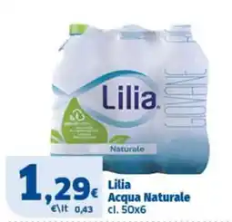 Sigma Lilia Acqua Naturale offerta