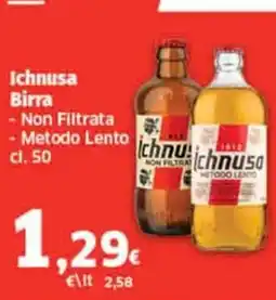 Sigma Ichnusa Birra offerta