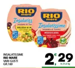 Despar Sicilia Insalatissime Rio Mare offerta