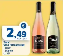 Sigma Tura' Vino Frizzante Igt offerta