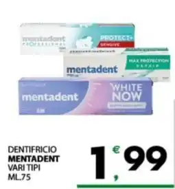 Despar Sicilia Dentifricio Mentadent offerta