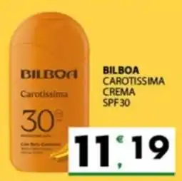 Despar Sicilia Bilboa Carotissima Crema SPF 30 offerta