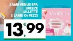Despar Sicilia Lame Venus Spa Breeze Gillette offerta
