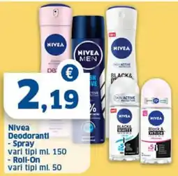 Sigma Nivea Deodoranti offerta