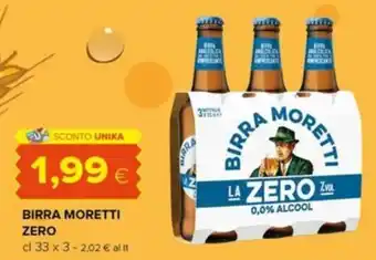 Birra Moretti Zero