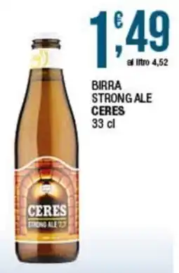 Sidis Birra strong ale Ceres offerta