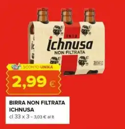 Oasi Birra non filtrata Ichnusa offerta