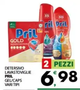 Despar Sicilia Detersivo lavastoviglie Pril Gel/Caps vari tipi offerta