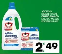 Despar Sicilia Additivo Disinfettante Omino Bianco offerta