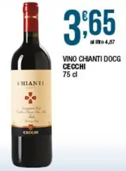 Sidis Vino Chianti DOCG Cecchi offerta
