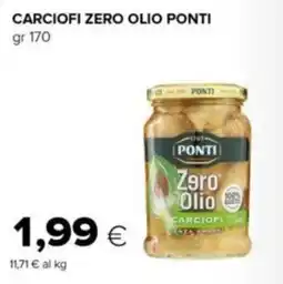 Oasi Carciofi zero olio Ponti offerta