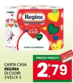 Despar Sicilia Carta casa Regina di cuori offerta