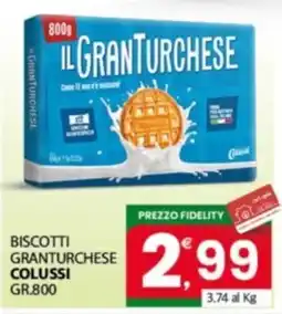 Despar Sicilia Biscotti Granturchese Colussi offerta