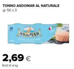 Oasi Tonno Asdomar al naturale offerta