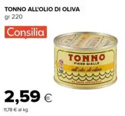Oasi Tonno pinne gialle Consilia offerta