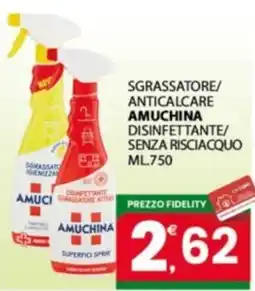 Despar Sicilia Amuchina sgrassatore/anticalcare disinfettante senza risciacquo offerta