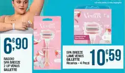 Sidis Rasoio Spa Breeze 2 Up Venus Gillette offerta