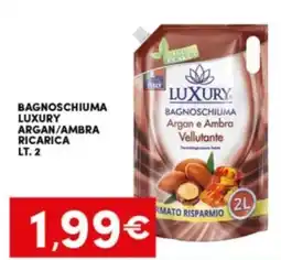 Despar Sicilia Bagnoschiuma Luxury Argan e Ambra Vellutante offerta