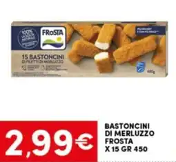 Despar Sicilia Bastoncini di merluzzo Frosta offerta