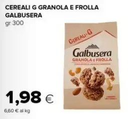 Oasi Cereali G Granola e Frolla Galbusera offerta