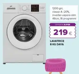 Oasi Lavatrice 8 kg Daya offerta