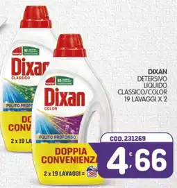 Eurocash Dixan detergente liquido color offerta