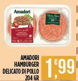 Euroesse Amadori hamburger delicato di pollo offerta
