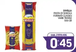 Eurocash Pasta di semola Divella offerta