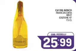 Eurocash Ca'del Bosco Franciacorta Brut Edizione 47 offerta