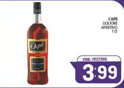 Eurocash L'Ape liquore apertivo offerta