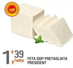 A&O Feta DOP pretagliata President offerta