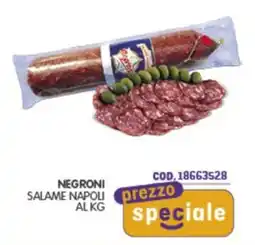 Eurocash Negroni salame napoli offerta