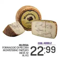 Eurocash Monteterno Formaggio di pecora tartufo offerta