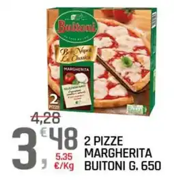 A&O 2 pizze margherita Buitoni offerta