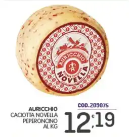Eurocash Auricchio Caciotta Novella Peperoncino offerta