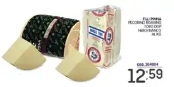 Eurocash F.lli Pinna Pecorino Romano Toro Dop Nero/Bianco offerta