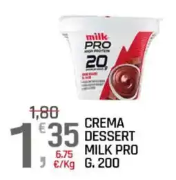 A&O Crema dessert Milk Pro offerta