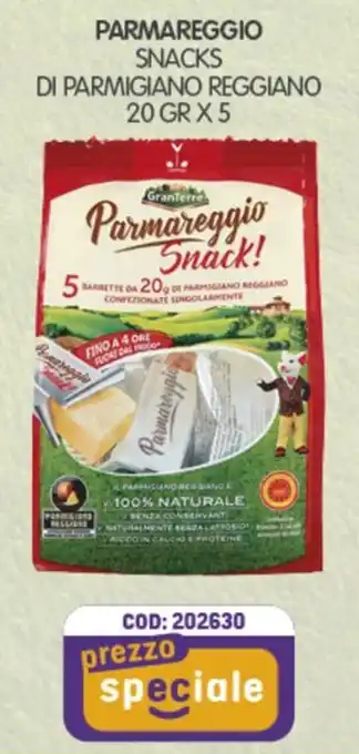 Eurocash Parmareggio Snack! offerta