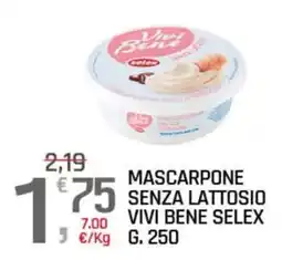 A&O Mascarpone senza lattosio Vivi Bene Selex offerta