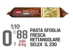 A&O Pasta sfoglia fresca rettangolare Selex offerta
