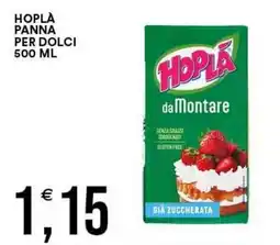 Vantaggio Cash&Carry Hoplà panna per dolci offerta