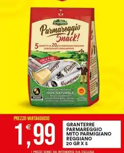 Vantaggio Cash&Carry Parmareggio Snack! Granterre offerta