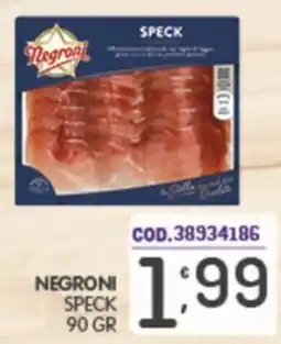 Eurocash Negroni Speck offerta