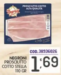 Eurocash Negroni prosciutto cotto stella offerta