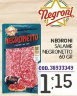 Eurocash Negroni salame negronetto offerta