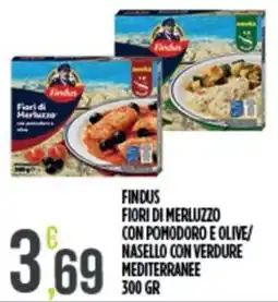 Euroesse Findus Fiori di merluzzo con pomodoro e olive offerta