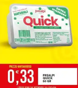 Vantaggio Cash&Carry Prealpi Quick offerta