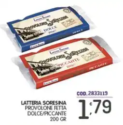Eurocash Latteria SoreSina Provolone fetta offerta